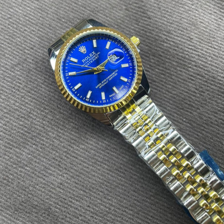 Great Special offer Ladies Watch two tone with Blue Dial