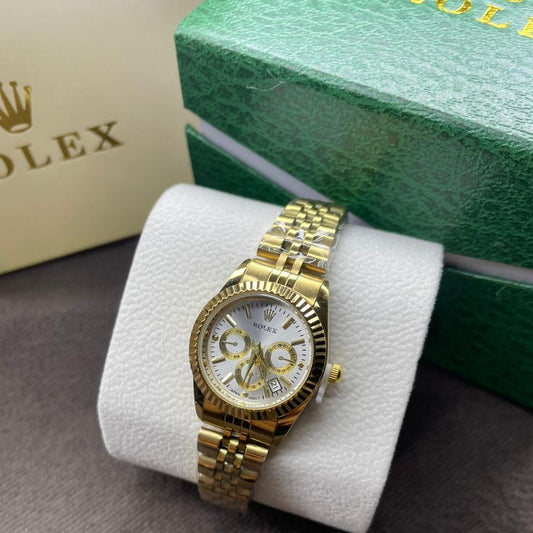 Great Special offer Ladies Watch Gold with White Dial