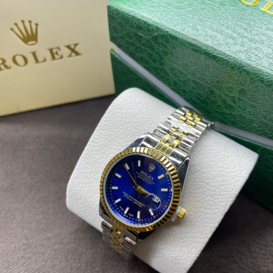 Great Special offer Ladies Watch two tone with Blue Dial