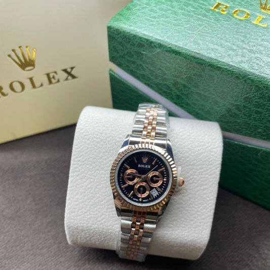 Great Special offer Ladies Watch silver w/ rose gold