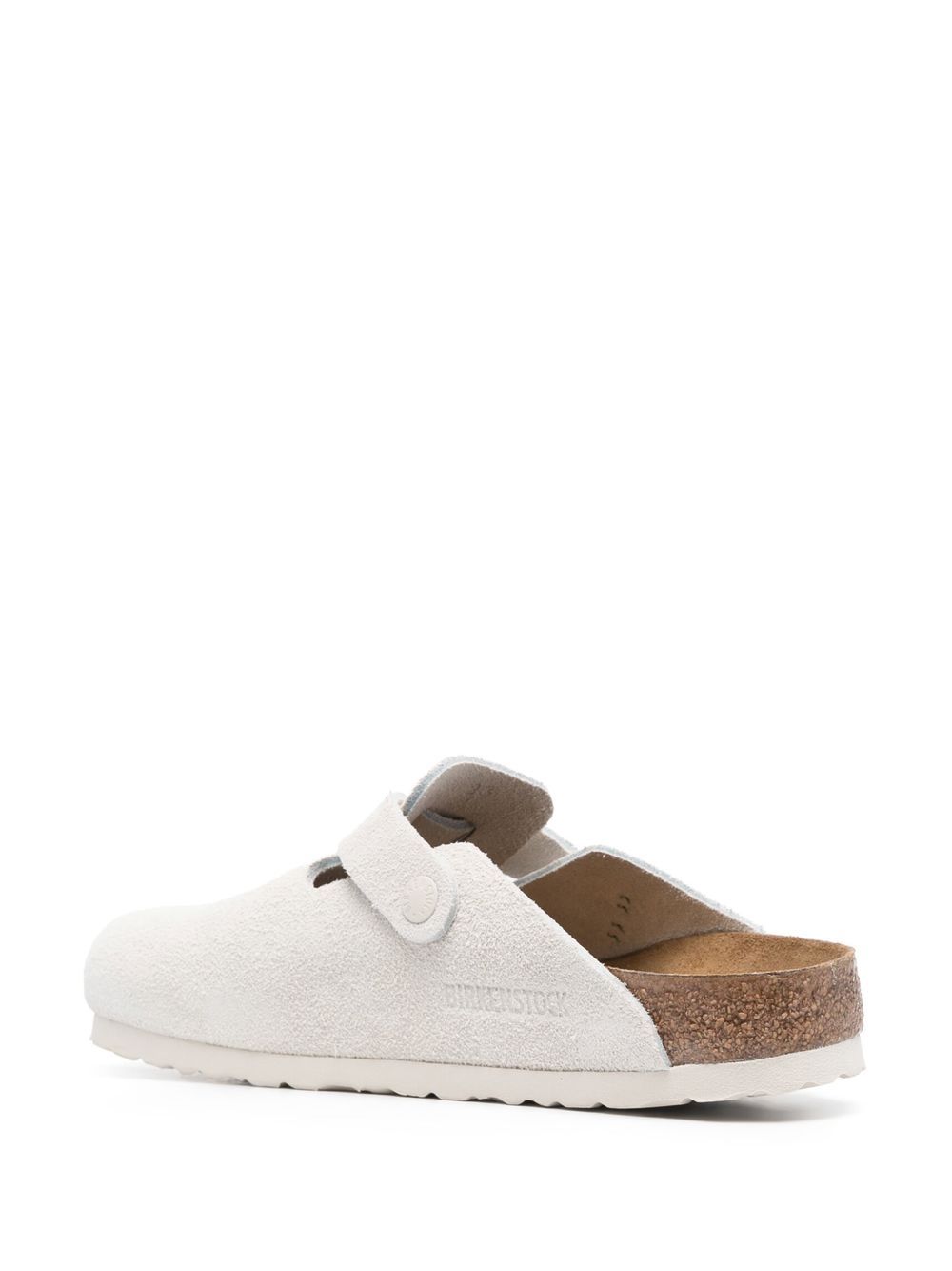 Birkenstock Suede Clogs Mens White