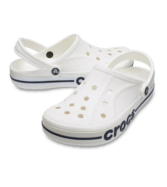 Crocs Bayaband Clog / off-White color / White-Navy