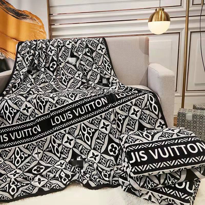 Monogram LV Soft Blanket