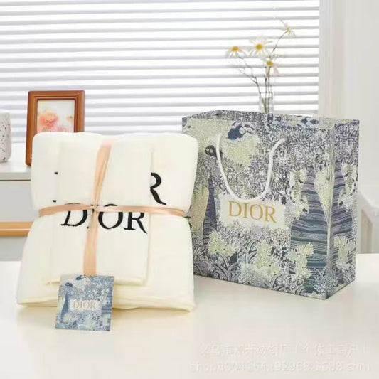 Dior Bath Towel 2N1 Set