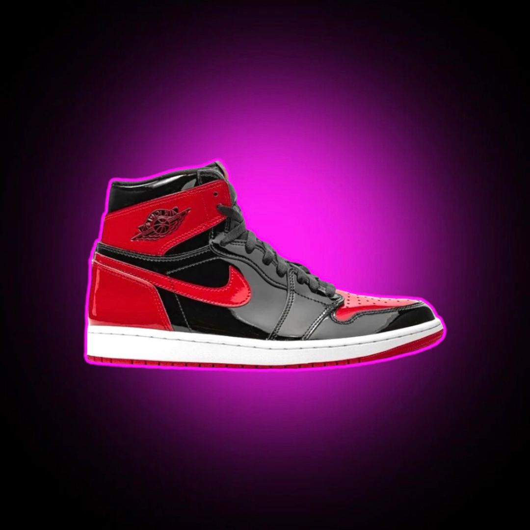 Air Jordan 1 Patent Bred ( for Women )