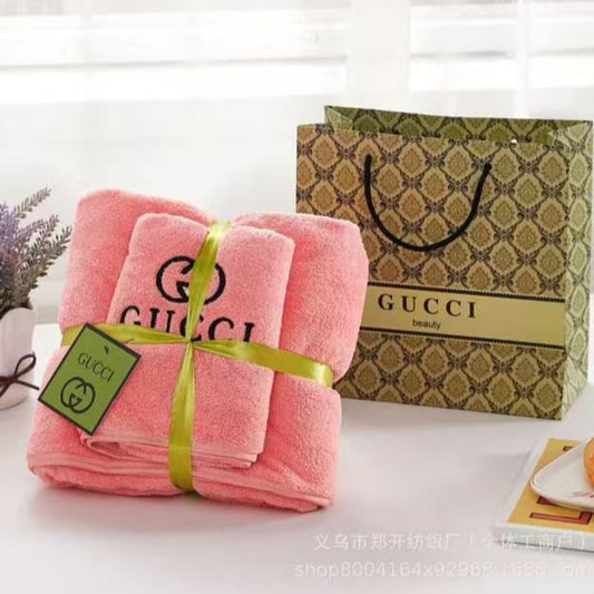 Gucci Bath Towel 2N1 Set