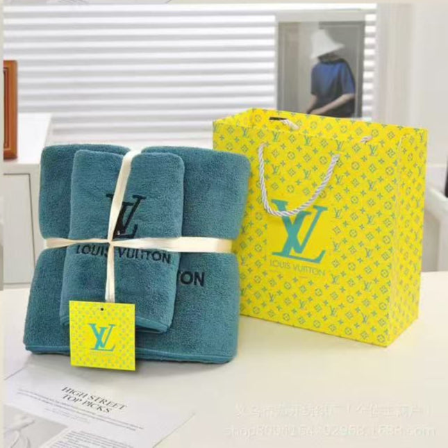 LV Bath Towel 2N1 Set