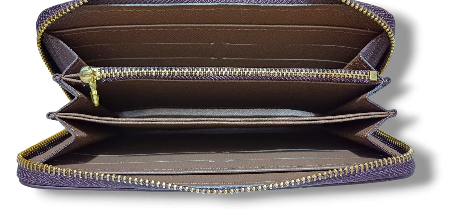 Women's Leather Long Zipper Wallet