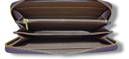 Women's Leather Long Zipper Wallet