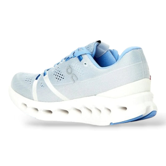 On Cloudsurfer Running Shoes (Heather/White)