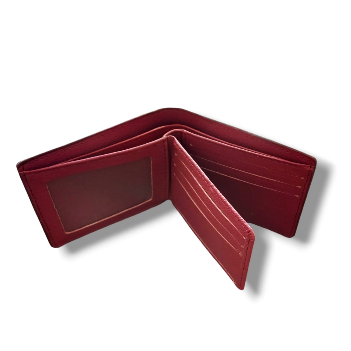 Mens Leather Wallet Maroon color