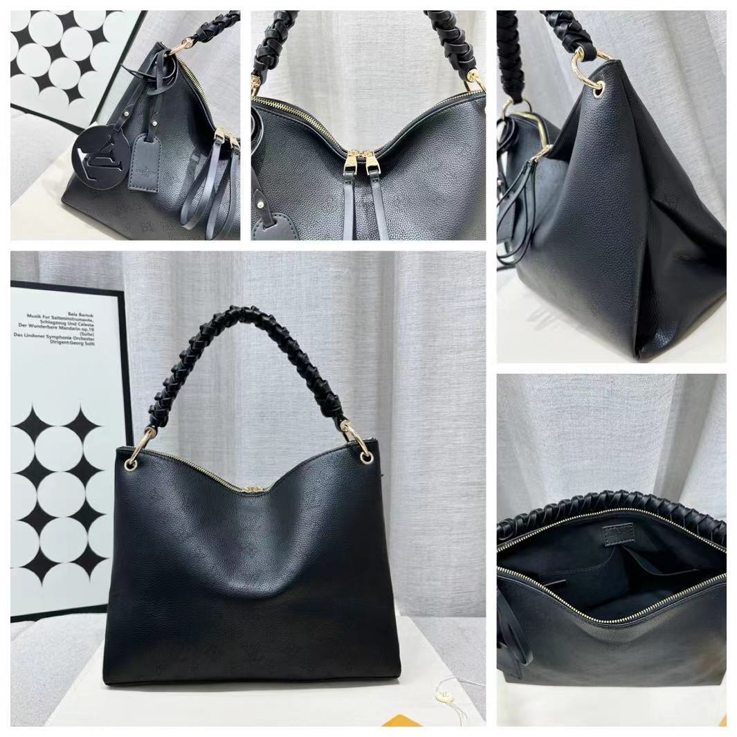 L V HandBag with Leather Strap