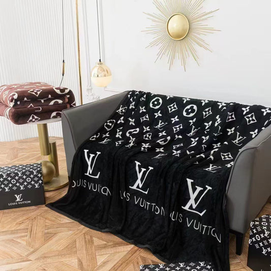 Warm and Comfortable LV Blanket