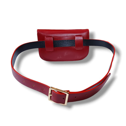 Leather Belt Sling Small Bag