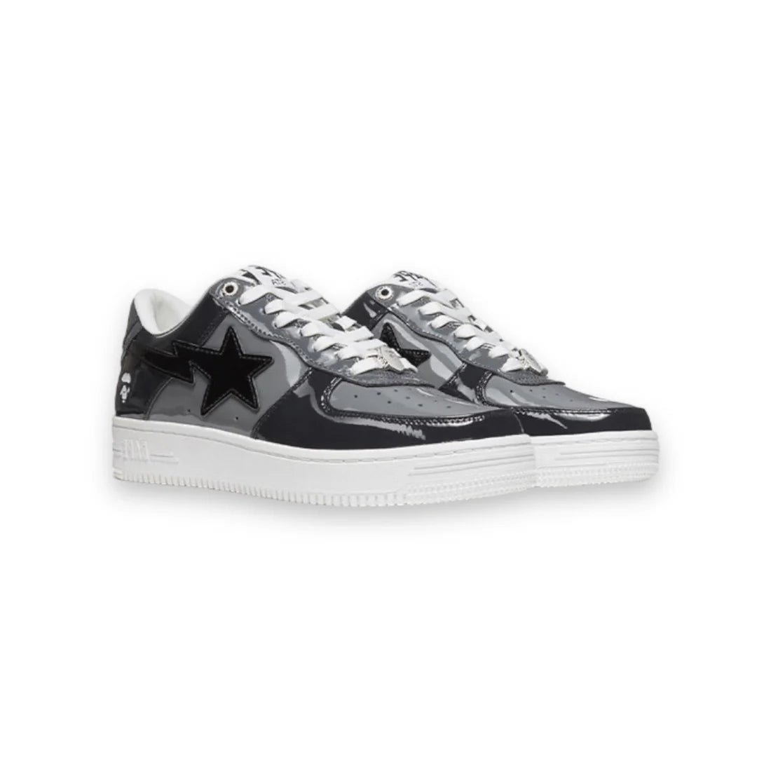 A Bathing Ape BapeSta Low Black Grey