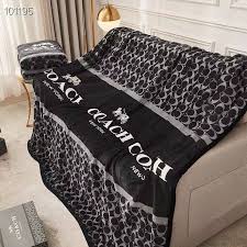 Coach Blanket Super Soft Quilt Flannel