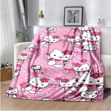 Hello Kitty Soft Touch Throw Warm Blanket