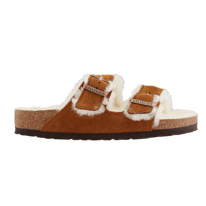 Birkenstock Arizona Shearling Mink Suede