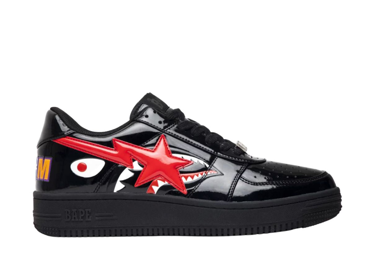 A Bathing Ape BapeSta Low Shark Black