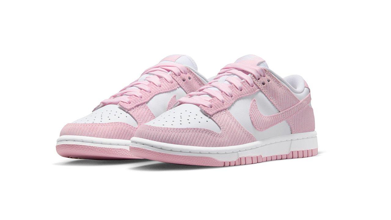 Nike Dunk Low Pink Corduroy