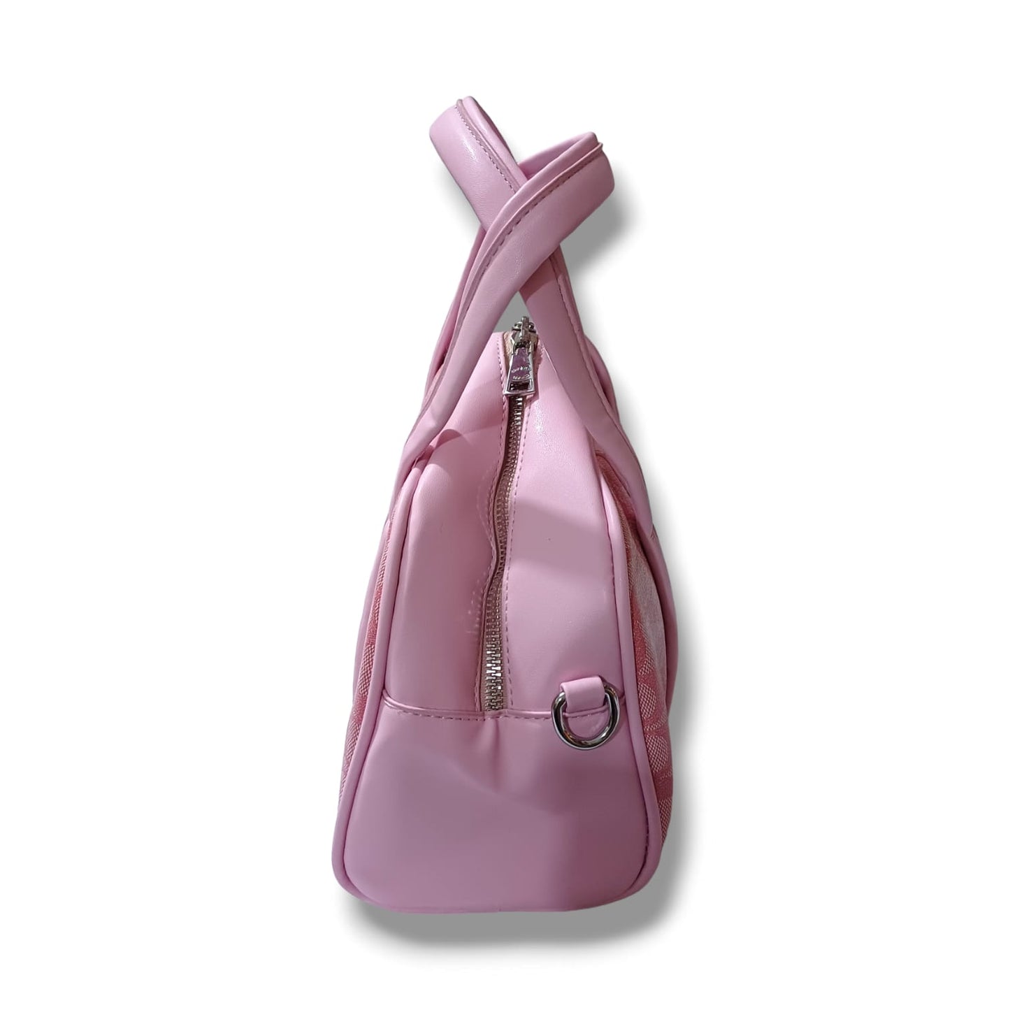 Leather Bleeker Handbag Sling Bag Pink Monogram color