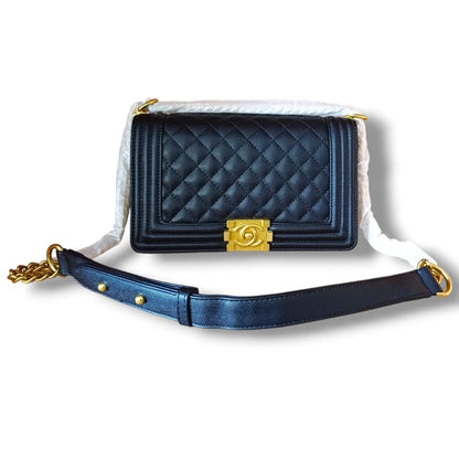 LeBoy Caviar Lather Sling Bag