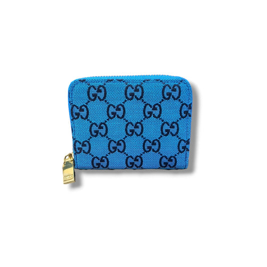 Canvas GG Short Zipper Wallet