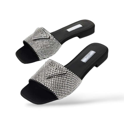 Prada Crystal Slides