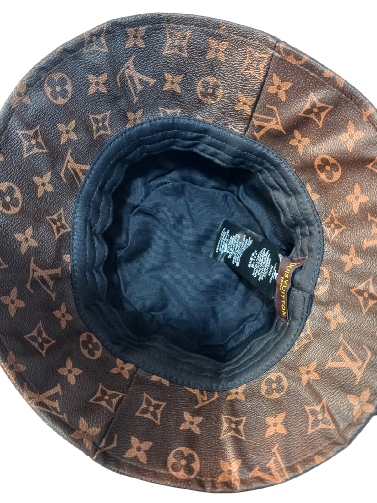 Brown Monogram Bucket Hat