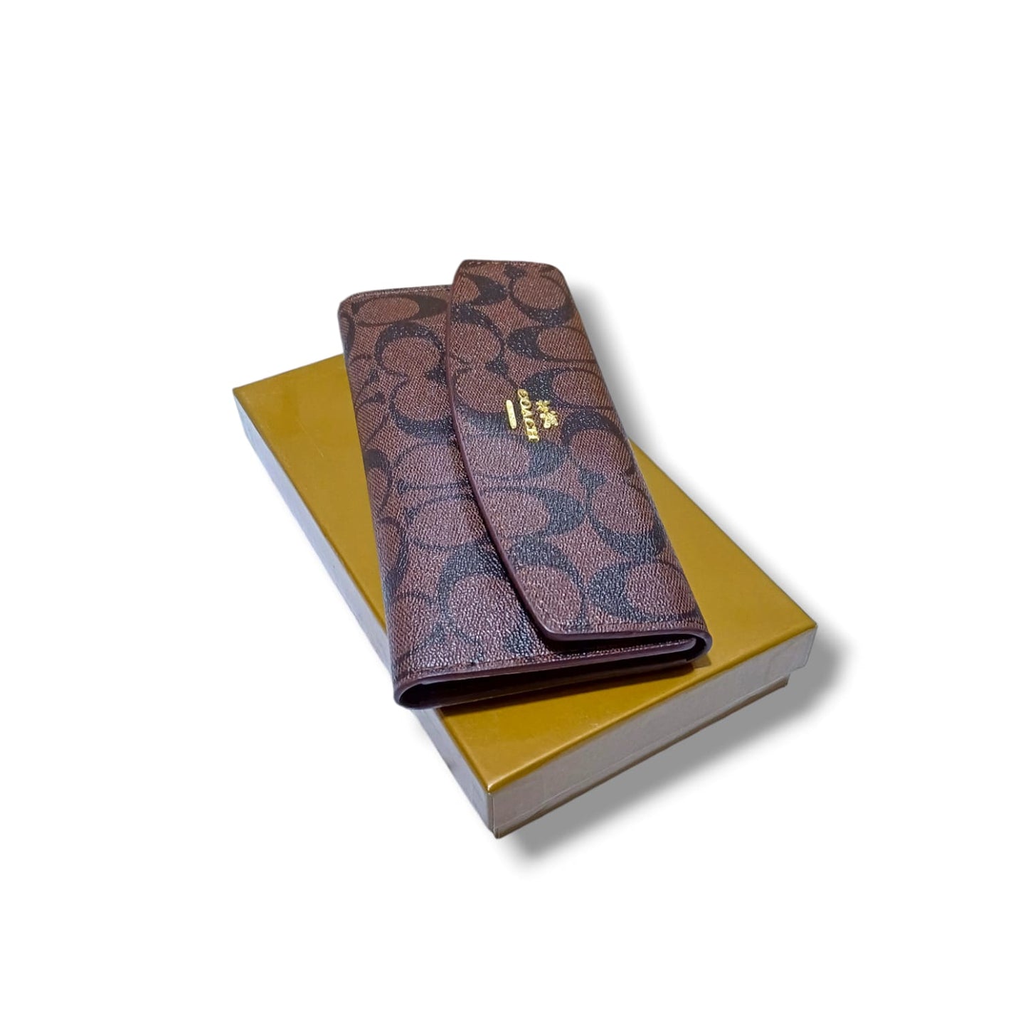 2N1 Leather Long Fold Wallet for Ladies