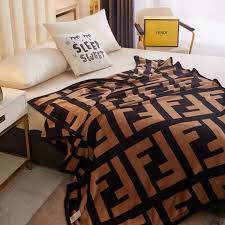 Fendi throw blanket with very soft and quality material