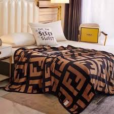 Fendi throw blanket with very soft and quality material