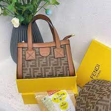 2N1 Fendi Mini Tote Bag with Bucket Hat