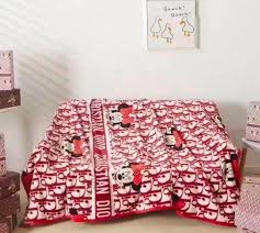 Dior Disney Mickey Soft Blanket