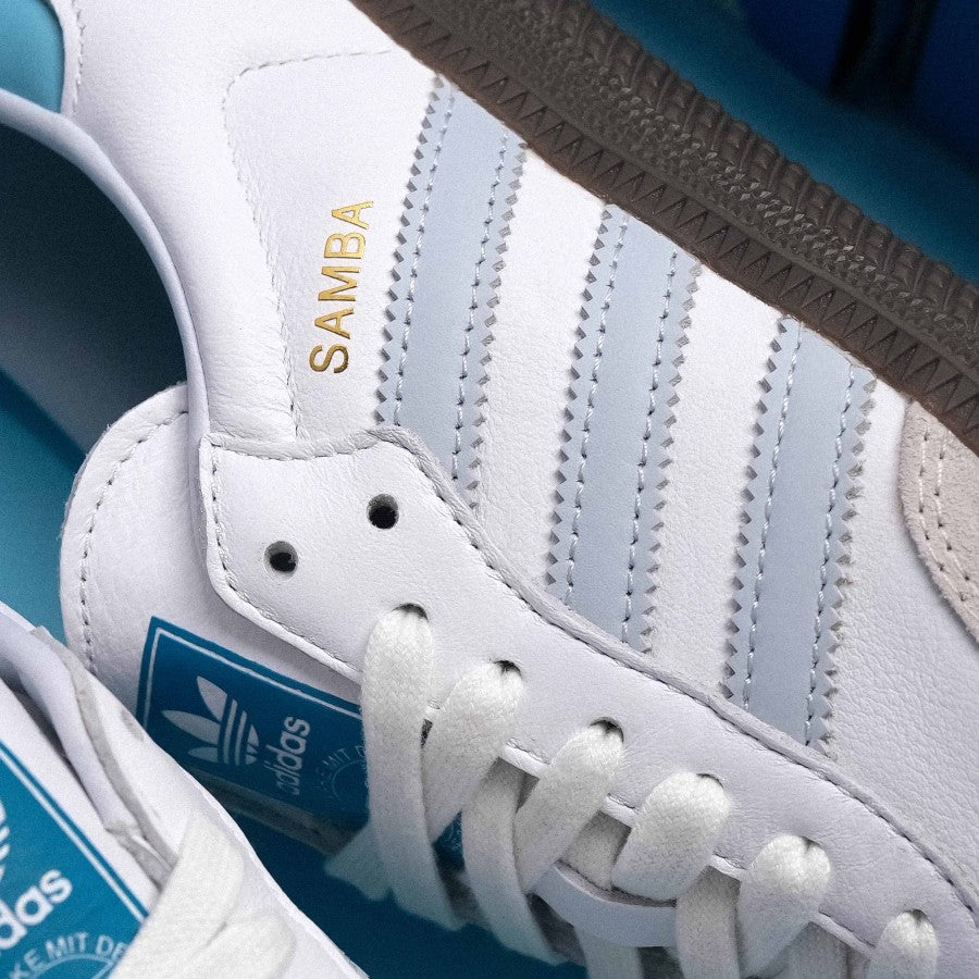 Samba OG Sneaker white-halo blue ( Women )